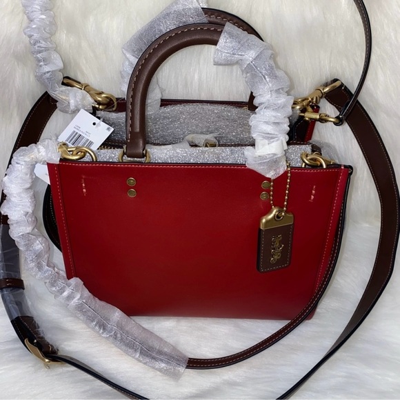 Coach leather purse Rogue 25 In Colorblock New - Picture 2 of 16